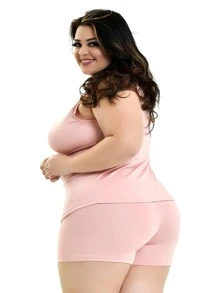 Plus Size Nightgowns & Sleepshirts - Rosa Oxidada - Ver 2