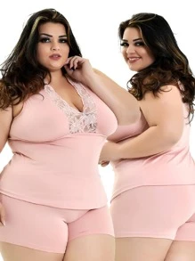 Plus Size Nightgowns & Sleepshirts - Rosa Oxidada - Ver 3