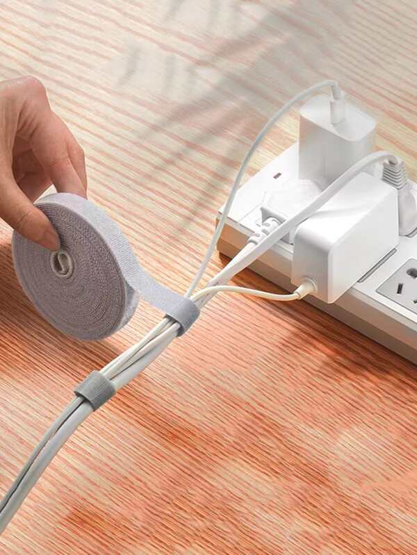 1pc Cable Tie Organizer For Computer Desk, Wire Management Cord Holder