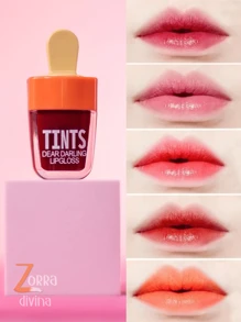 Set 3 piezas Tinta Labial para Labios en Forma de Paleta - Rojo - Ver 4