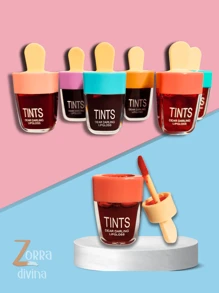 Set 3 piezas Tinta Labial para Labios en Forma de Paleta - Rojo - Ver 1