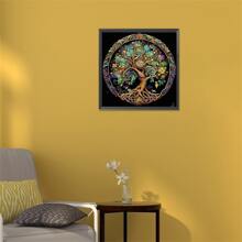 1件套水鑽繪畫藝術家庭墻面裝飾 - 彩色 - 查看 5