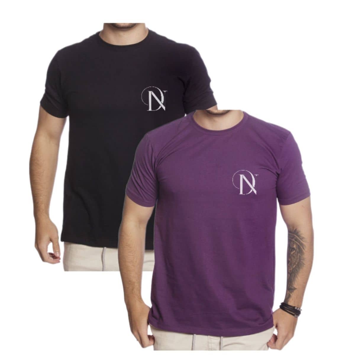 Men T-Shirts - Màu tím - Xem 1