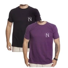 Men T-Shirts - Màu tím - Xem 3