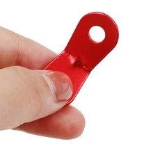 5pcs Aluminium Alloy 6mm Tent Rope Buckle, Guyline Adjuster For Camping Tent - Red - View 3