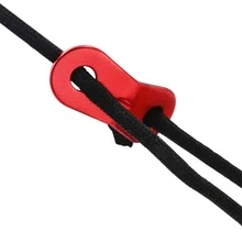 5pcs Aluminium Alloy 6mm Tent Rope Buckle, Guyline Adjuster For Camping Tent - Red - View 7