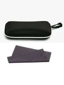 1入組男士方形飛行員風格太陽眼鏡帶紫外線防護適用於每天穿戴 - 黑色 - 查看 5