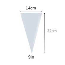 100pcs Small Pastry Bags For Frosting And Piping Decoration - Clear - View 1