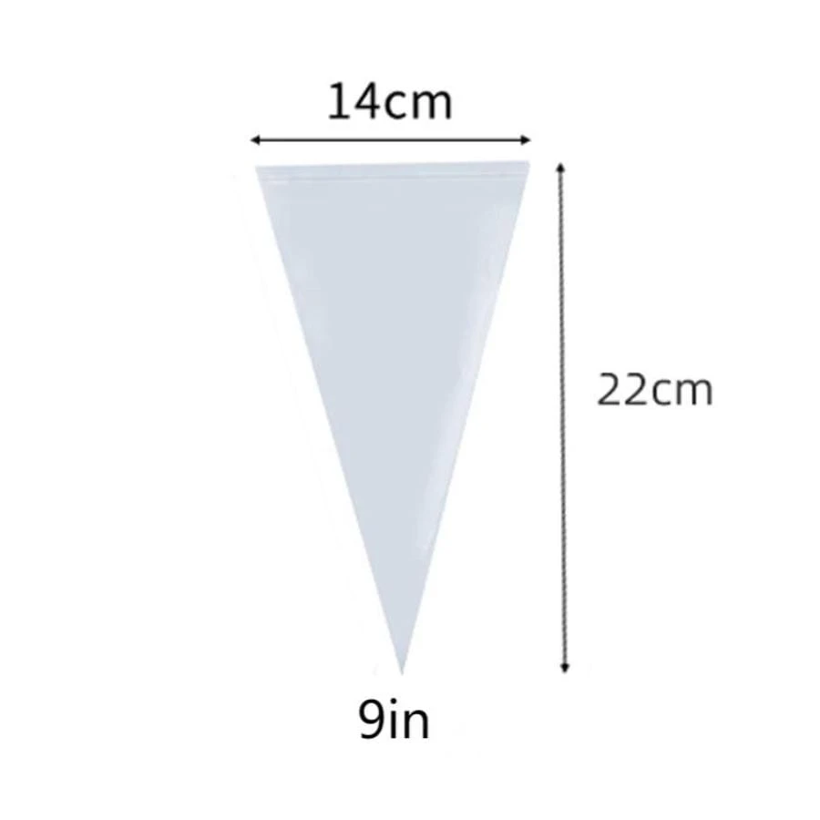 100pcs Small Pastry Bags For Frosting And Piping Decoration - Clear - View 1