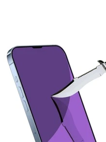 2入組鏡子彩妝鋼化膜膜8D強力遮瑕彩色鏡子,防爆,屏幕保護膜適用於蘋果11-15系列 - 無色 - 查看 6