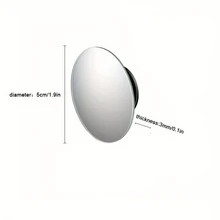 2入組360°調節的盲點鏡,2"圓形高清玻璃無框覆蓋後視鏡外部配件,帶可調整角度粘貼底座,適用於汽車suv和卡車-使用廣角後視鏡更安全駕駛! - 彩色 - 查看 5