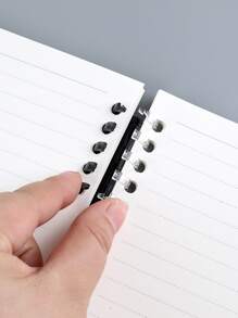 1本具有人體工學設計創意pp封面筆記本,可愛的卡通和極簡的橫線頁面 - 彩色 - 查看 5