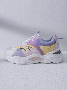 Alan Vincent Women Sneakers Thick-Soled  Casual Sports Shoes Ladies Platform Shoes Comfortable And Fashionable Versatile Women's Shoes For Outdoor Shopping - Multicolor - View 11