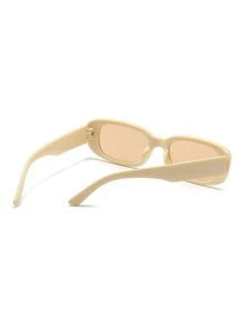 1pc Fashion Square Frame Y2k Daily Glasses Party Beach Accessories Glasses Shades For Summer Beach Vacation,Outdoor,Travel