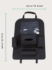 Túi đựng đồ sau ghế ô tô - màu đen - Xem 4