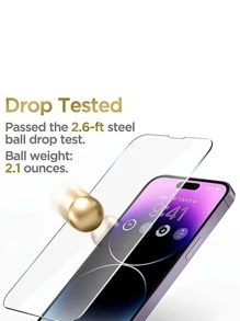 1入組高清鋼化玻璃屏幕保護貼+2入組鋼化玻璃背蓋保護貼+1入組高清鋼化玻璃相機鏡頭保護貼，適用於蘋果11-15系列 - 無色 - 查看 5