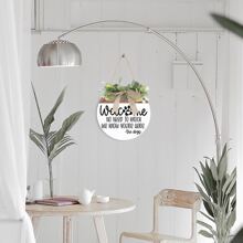 1 pieza bienvenido puerta adorno - Albaricoque - Ver 3