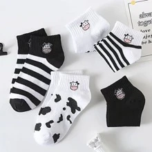 Kaos Kaki Wanita - Hitam dan Putih - View 4