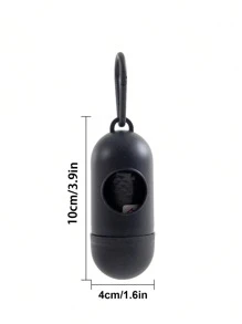 1PC Thiết Kế Hình Học Di Động Lưng Ghế Ô Tô Thùng Rác - màu đen - Xem 4