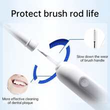 4入组/套柔軟的敏感電動牙刷頭適用於 - 白色 - 查看 6