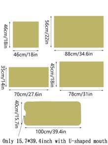 Đỏ  Tắm Chống trượt Mát xa Tấm lót Với Sự Hút Cốc Và Làm khô hạn Hố , Thích hợp Đối với Người già Và Trẻ em - Đỏ - Xem 3