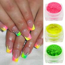 6 Stücke/Set Puder Nagelkunst