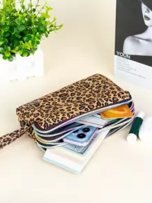 Phone Wallet Fashion Long Wallet Print Pattern Multi Coin Large-Capacity With Zippers Women IPhone Bag Pouch Phone Wallet Pouch Phone Bag Women For Women Wallet Purse Wallet - Multicolor - View 4