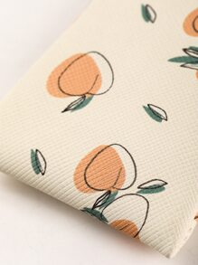 1pc Glasses Case, Coin Purse, Lipstick Case, Keychain Wallet - Apricot - View 8