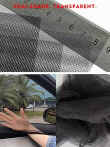 4入組車側窗戶防蚊遮陽板 - 黑色 - 查看 2