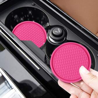 汽車杯架墊,矽膠防滑水杯杯墊,防水汽車飲品瓶支架防滑墊