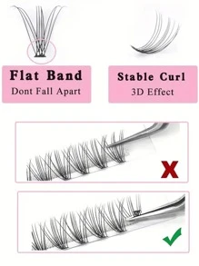 Lông mi Riêng lẻ Da chồn nhân táo - màu đen - Xem 7