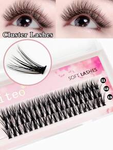 Lông mi Riêng lẻ Da chồn nhân táo - màu đen - Xem 2