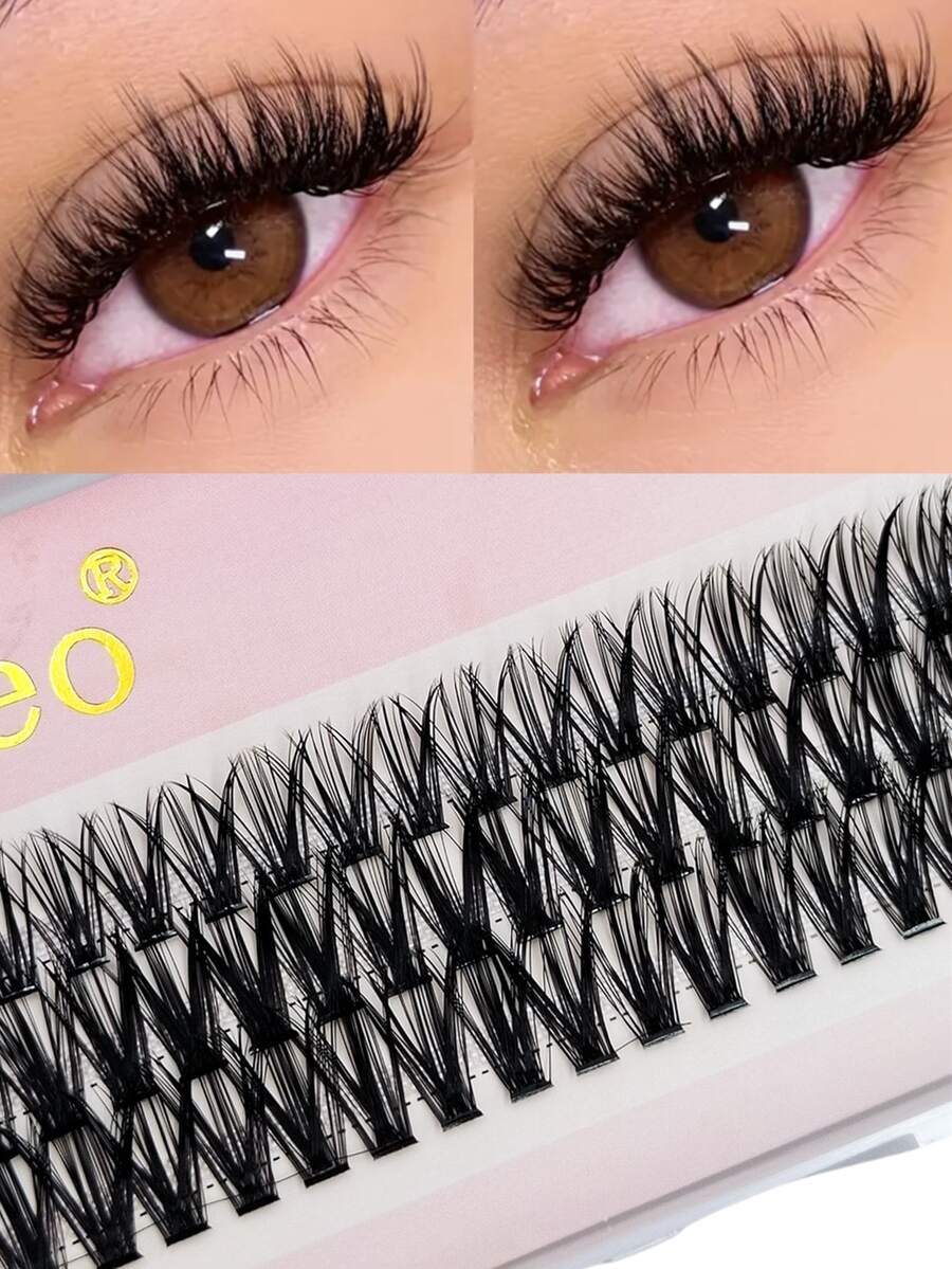 Lông mi Riêng lẻ Da chồn nhân táo - màu đen - Xem 1