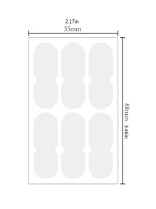 6pcs Elf Ear Patches Skin-friendly Invisible Face Lifting Stickers, Support Anti-flop, Shaping Artifact, Makeup Tool - Clear - View 8