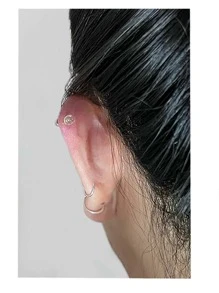 6pcs Elf Ear Patches Skin-friendly Invisible Face Lifting Stickers, Support Anti-flop, Shaping Artifact, Makeup Tool - Clear - View 6