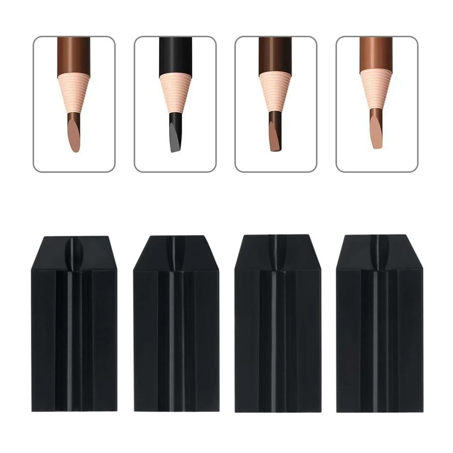 Bán sỉ 5/10 chiếc gọt bút chì kẻ mày 4 trong 1, chống thấm nước, dùng cho phun xăm lông mày, trang điểm chuyên nghiệp. - Màu be - Xem 1