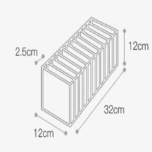 Underwear Storage Box For Socks, Bras, Panties, Drawer Divider Compartment, Woman Closet Organization Solution, Home Use - Beige - View 2