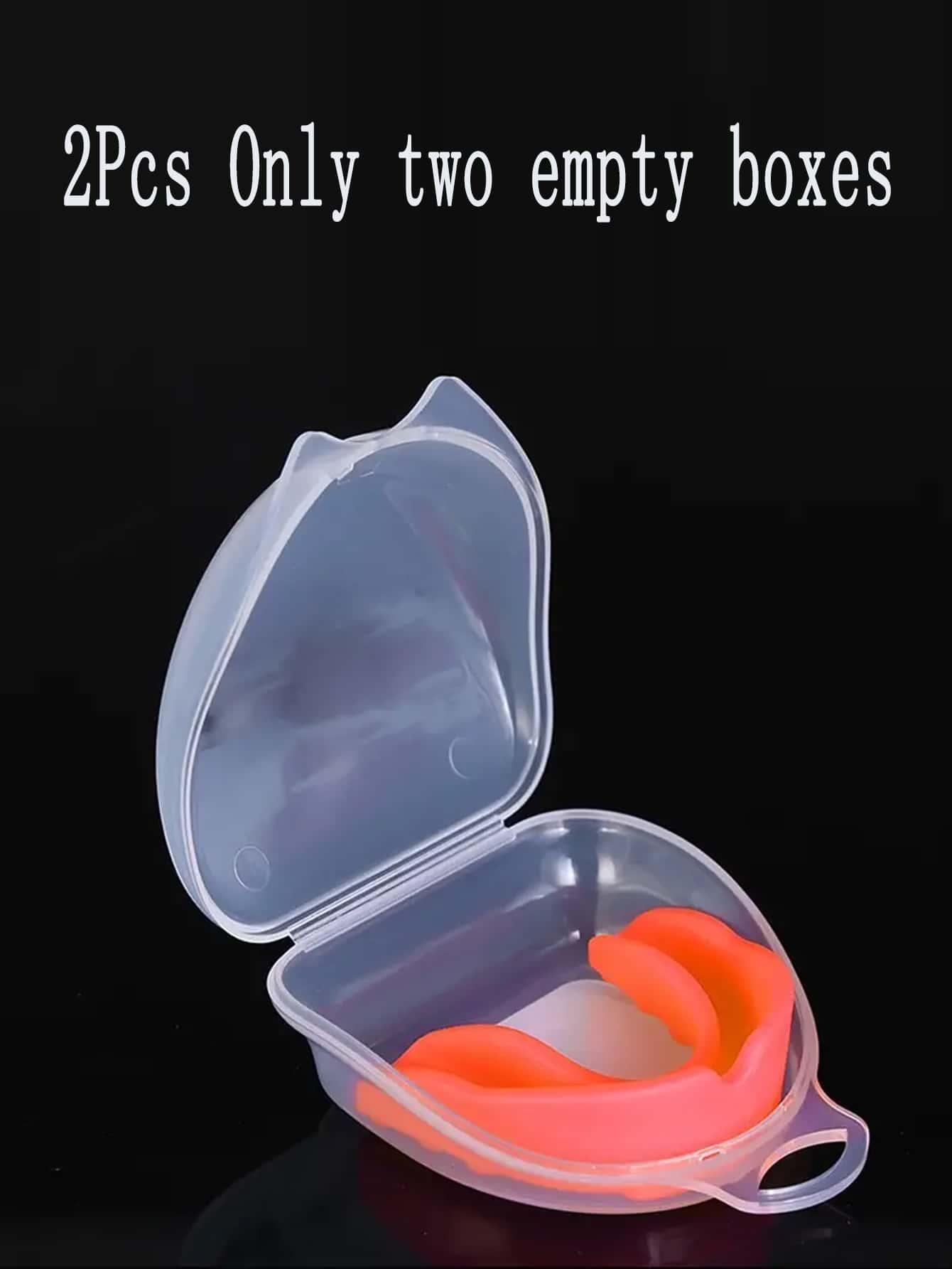 2入組矯形器保護盒,盒假牙盒,牙齒正畸,假牙沐浴收納盒殼套託盤 - 白色 - 查看 1