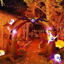 KBO JMEXSUSS 600 LED Orange Lights For Halloween Decor, Orange String Lights Outdoor Waterproof, Plug In Halloween String Christmas Light For Indoor Room Party Tree Yard Fall Decorations - Orange - View 7