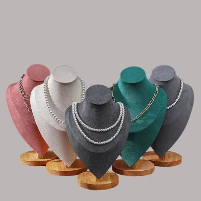 Mannequin Neck Display Prop For Jewelry And Accessories, Pendant/necklace Model Stand