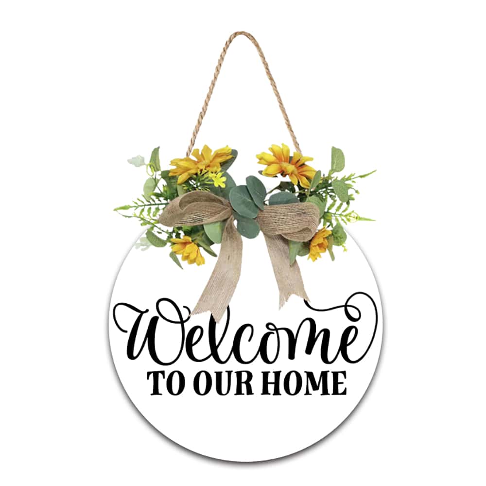 1 pieza bienvenido puerta adorno - Albaricoque - Ver 1