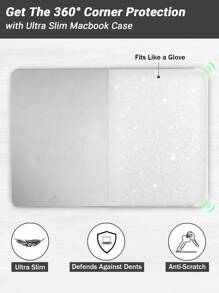 TECOOL Loại vỏ Che phủ Đối với Sách Không khí 13 2018-2020 A2337 , Không khí 13.6 M3 M2 2024 2022 A2681 , M1 M2 13 A2338 A2289 A2251 A2159 A1989 A1706 A1708 , 14 A2779 A2442 , Không khí 15 A2941 , 16 A2780 A2485 - Trong sáng - Xem 8