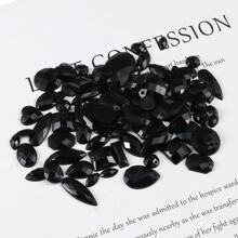 1 Paquete De 100 Piezas De Accesorios Decorativos De Acrílico De Tamaños Surtidos