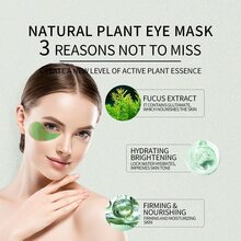 Crystal Eye Mask Eye Patch Eye Mask 60 Pieces, Moisturizing, Anti-Wrinkle, Remove Dark Circles, Remove Puffiness, Small And Portable, Home Use, Travel - Green - View 4