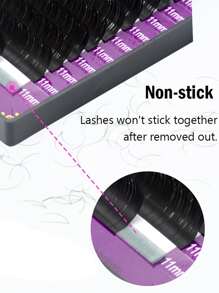 NAGARAKU Factory Eyelashes 07CD Mink Eyelashes 1 Case 16 Rows Individual Eyelash Premium Lashes For Women For Professional Lash Clusters,Eye Lash Clusters,Individual Eyelashes,Lashes,Fake Lashes - Black - View 4