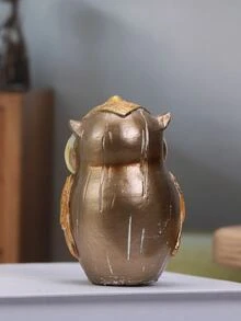 1個卡通貓頭鷹造型家居裝飾飾品 - 彩色 - 查看 4