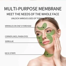 Crystal Eye Mask Eye Patch Eye Mask 60 Pieces, Moisturizing, Anti-Wrinkle, Remove Dark Circles, Remove Puffiness, Small And Portable, Home Use, Travel - Green - View 7
