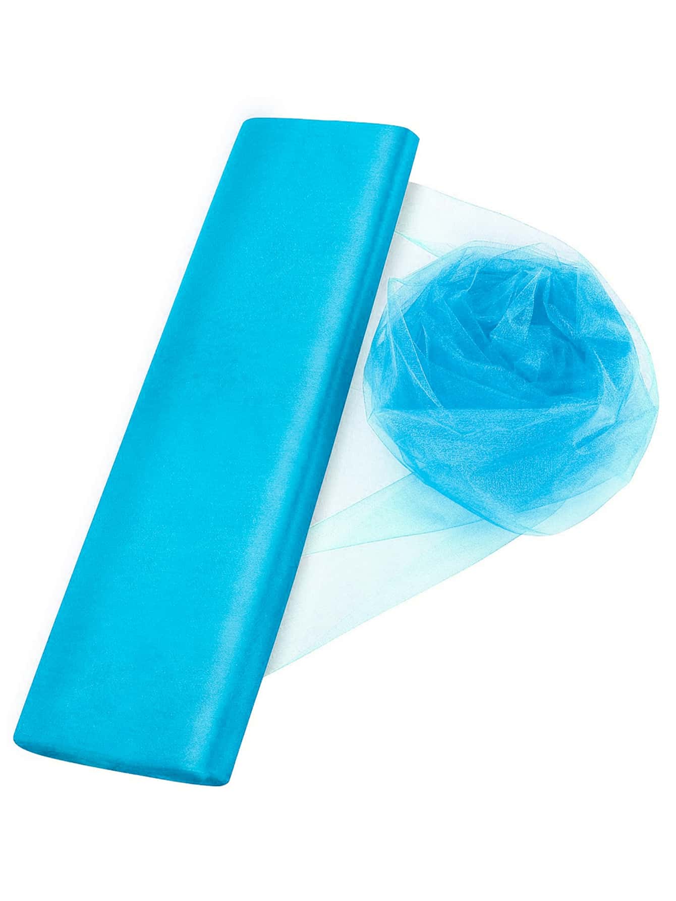 1 tấm vải voan mỏng hiện đại dài 5m/10m dùng để trang trí ghế ngoài trời, phông nền tiệc cưới, sinh nhật. - Màu xanh nhạt - Xem 1