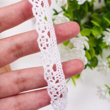 DIY Ren trắng Cắt tỉa , Quần áo Phụ kiện Ruy băng , Trang trí đám cưới Thêu Vải ren 2 - trắng - Xem 5