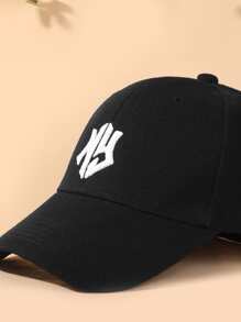 1 Pezzo Nuovo Cappellino Da Baseball A Protezione Solare Con Delicato Ricamo Ny Per Uomo, Adatto Per Vacanza Al Mare, Sport All'aperto E Indossare Al Sole In Strada